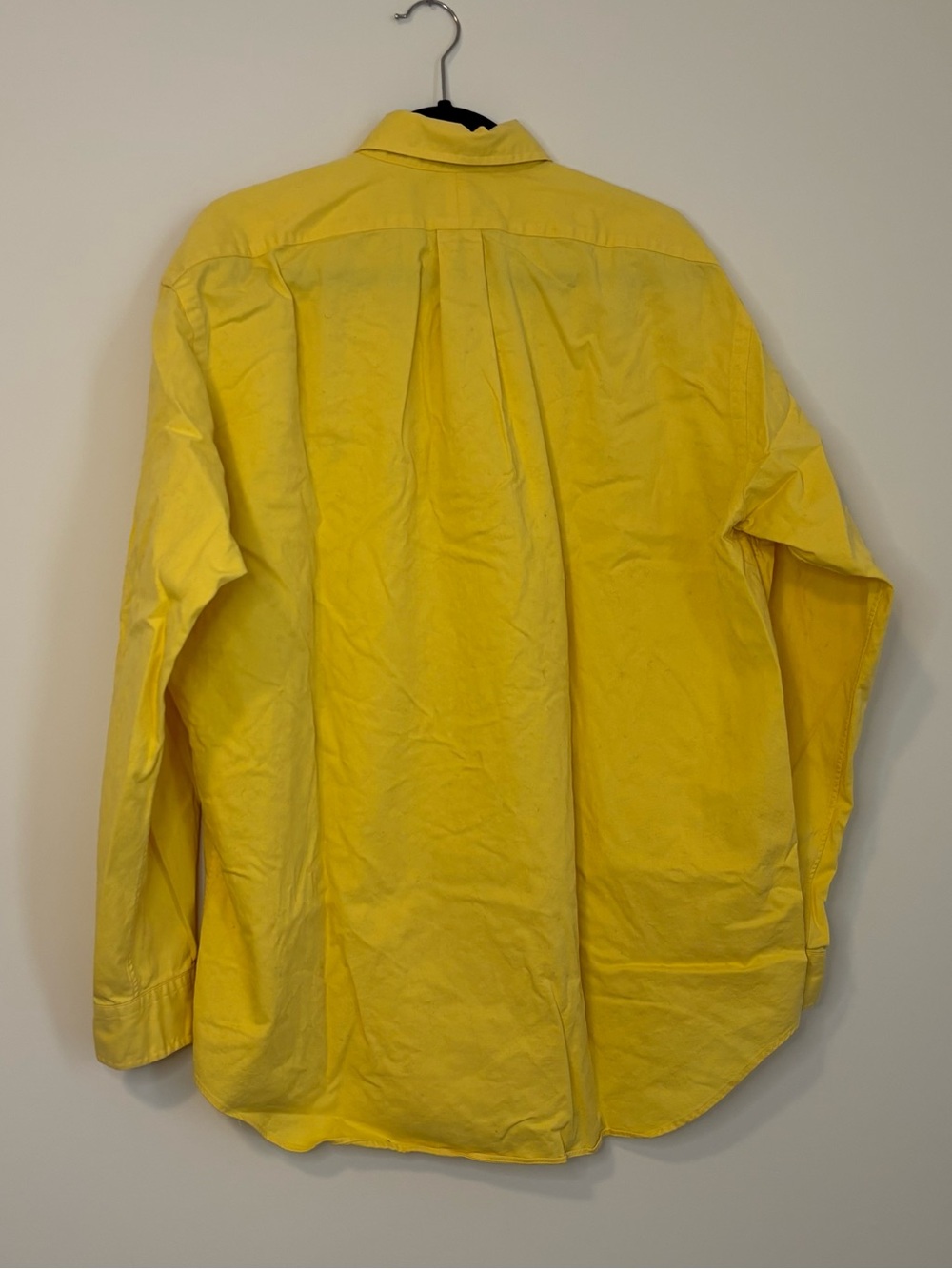 Polo Ralph Lauren Men Yellow Classic Blake Long Sleeve Button Shirt - Picture 12 of 12